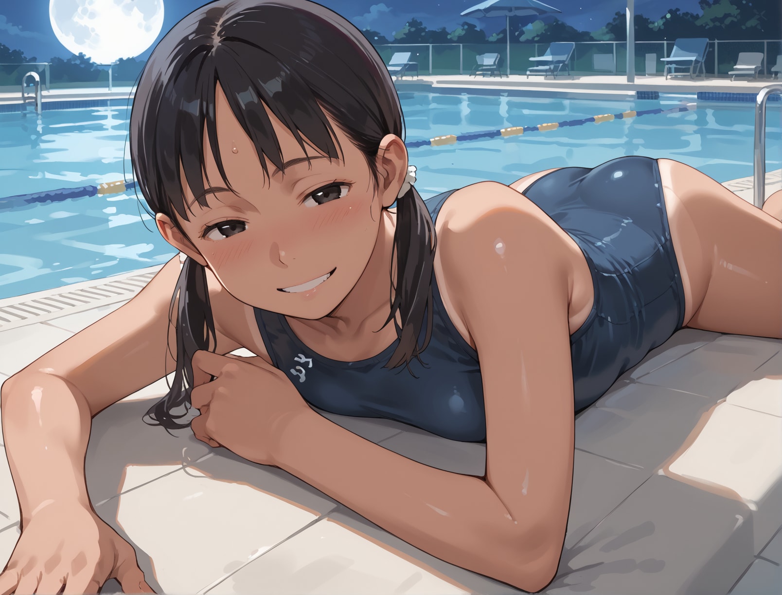 昔はね熱い夜にはプールへ忍び込めたんだよ