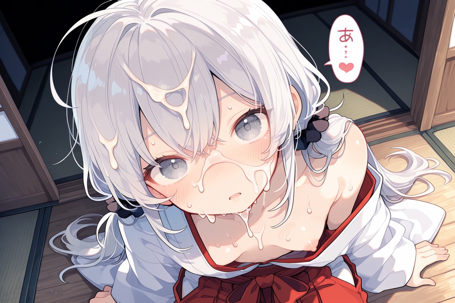 顔射