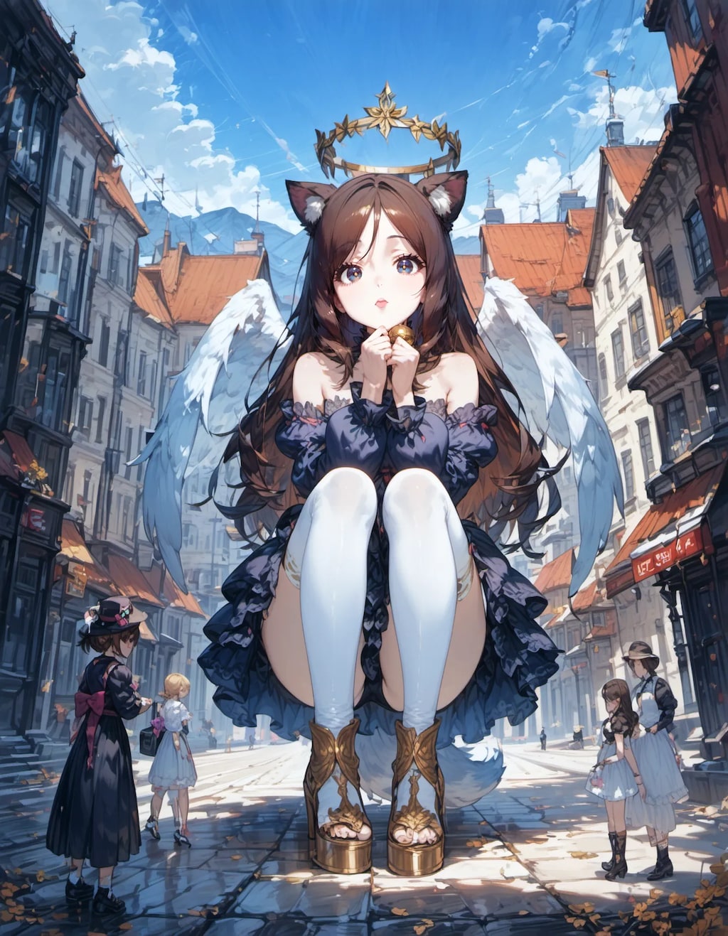 Angelic Feline Monarch