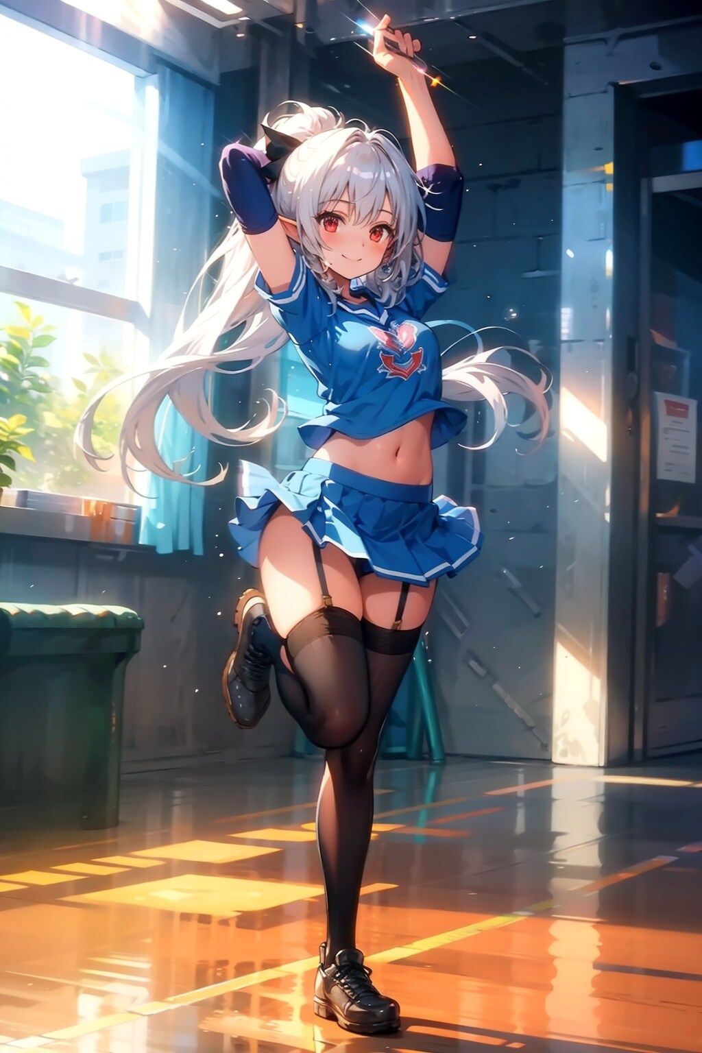 試作版　来週の応援団　#TOPAZ で画像生成するかは未定。