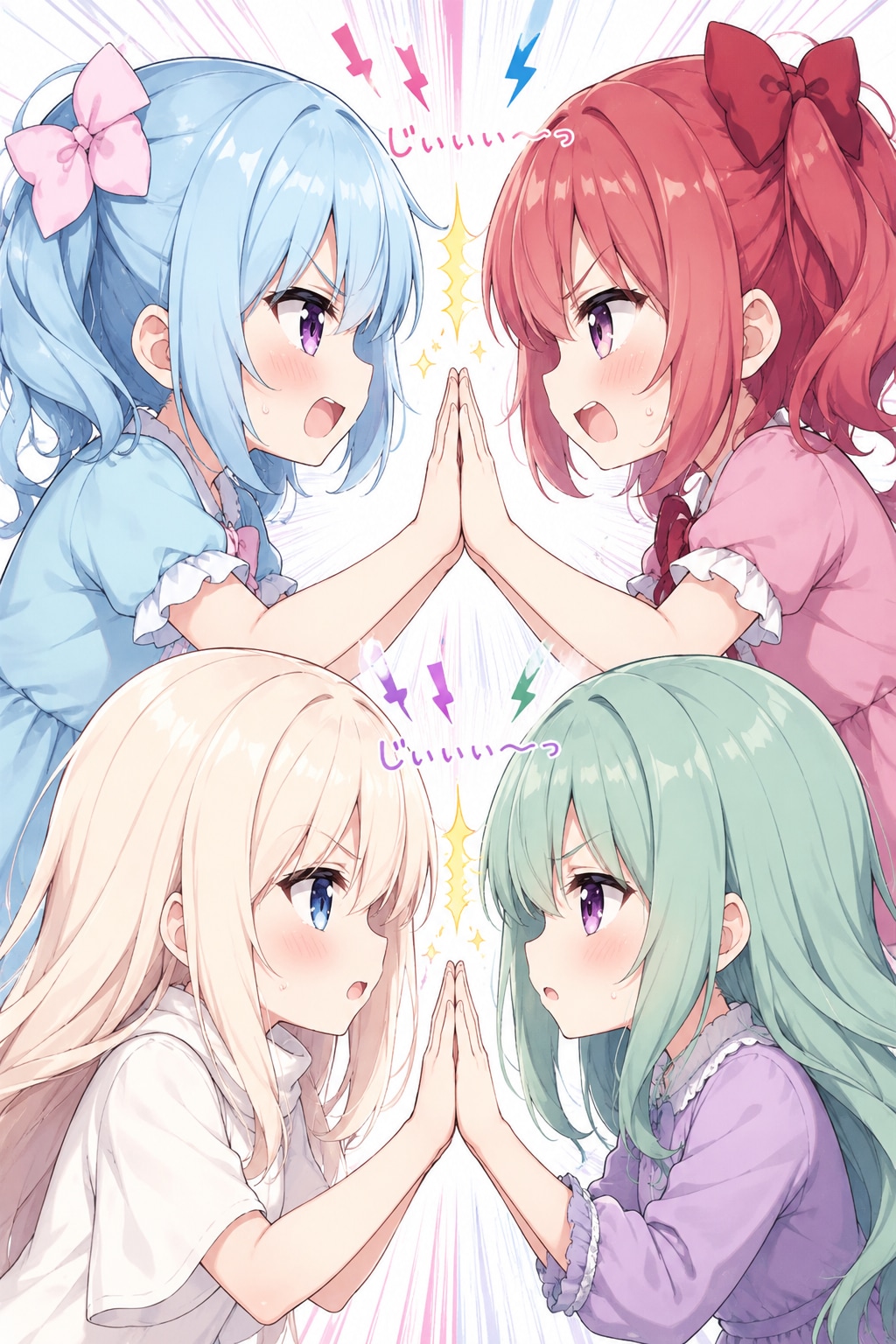 本物VS偽物 にらめっこ対決💥 | の人気AIイラスト・グラビア