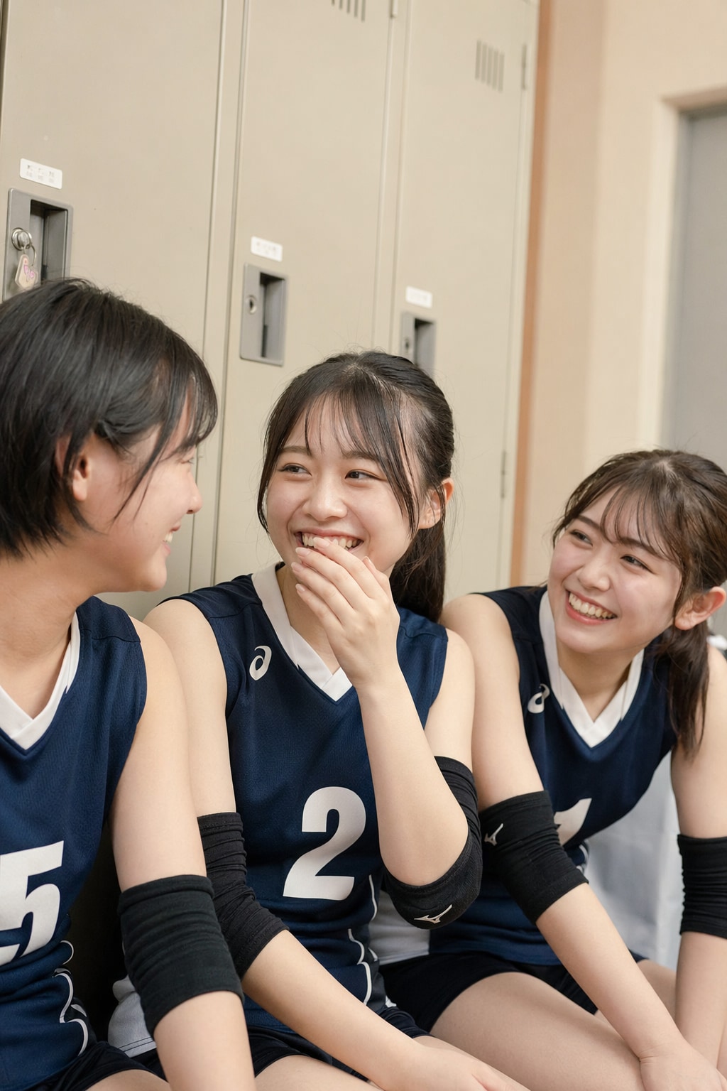 ２４日の女子バレーボール部