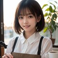 カフェの店員 7枚目