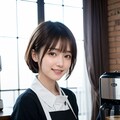 カフェの店員 5枚目