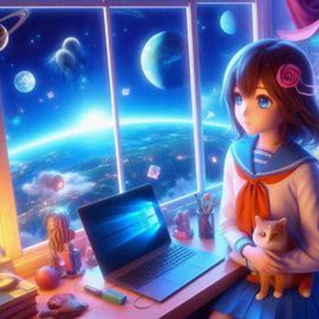 Dalleにwindows10の夢の中について聞いてみた