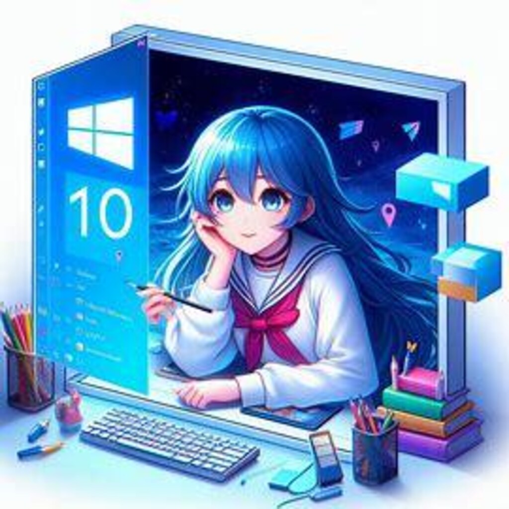 Dalleにwindows10の夢の中について聞いてみた
