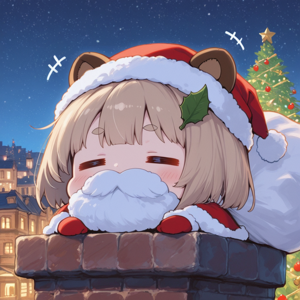 よい子にプレゼントを配る珠樹ちゃん | の人気AIイラスト・グラビア