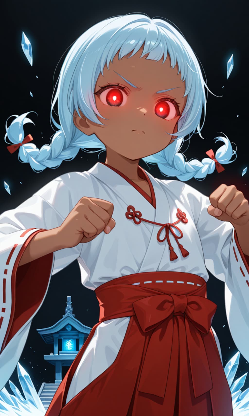 【うちの町】阿黒神社の巫女、川畑アユちゃん