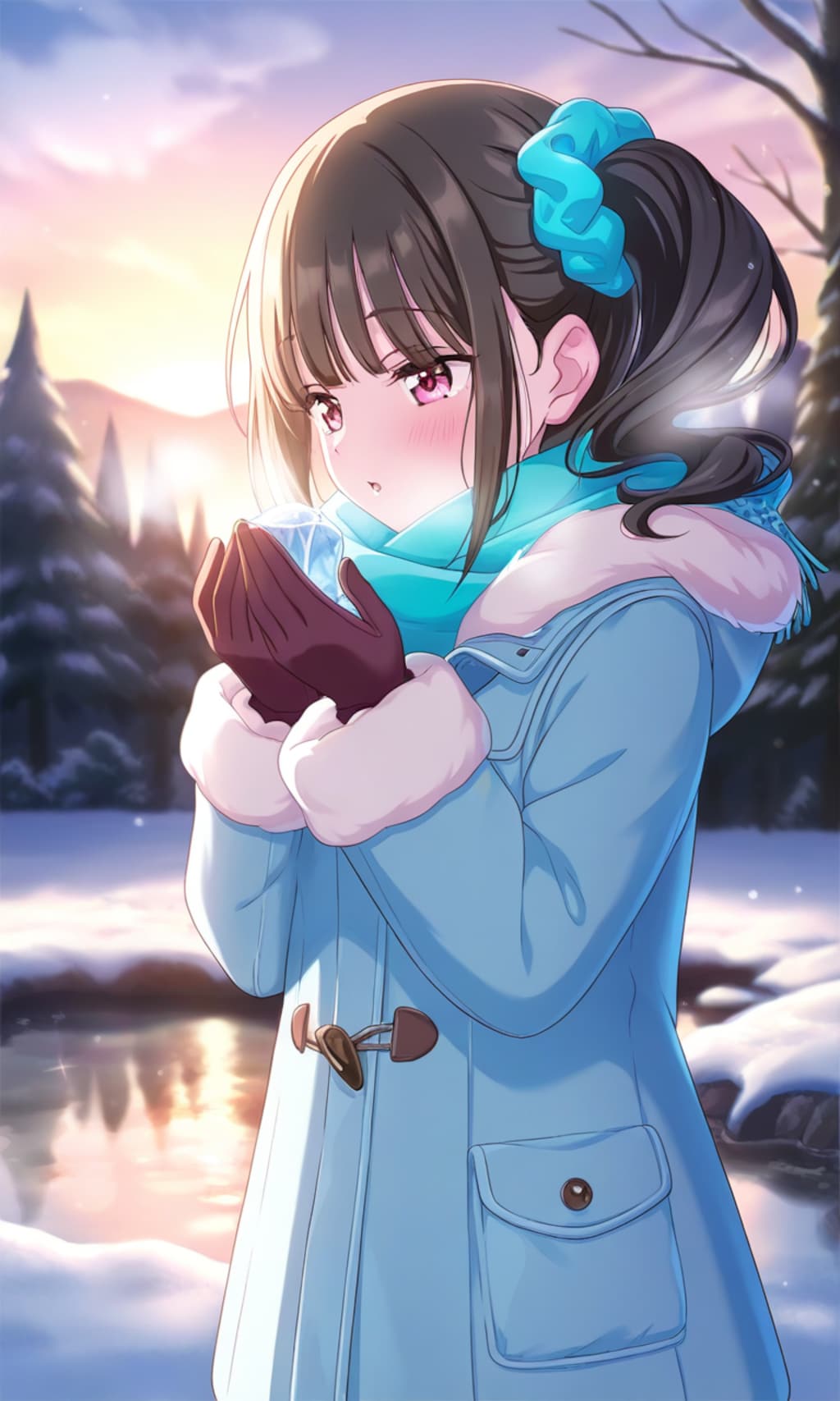 【冬暁】冬の朝・猫屋敷まゆ。