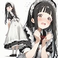 負けヒロインが多すぎる!メイド服×３その２ 9枚目