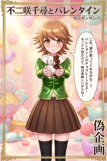ダンガンロンパ　不二咲千尋とバレンタイン | の人気AIイラスト・グラビア