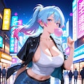 黒ストホットパンツお姉ちゃん 2枚目
