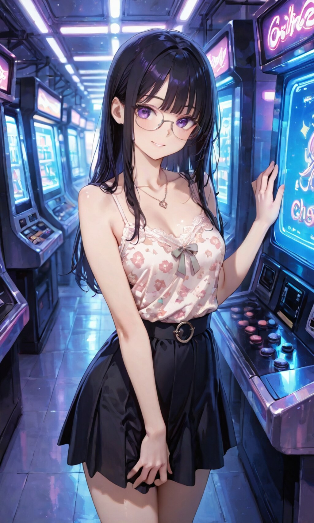 アーケードのあの子