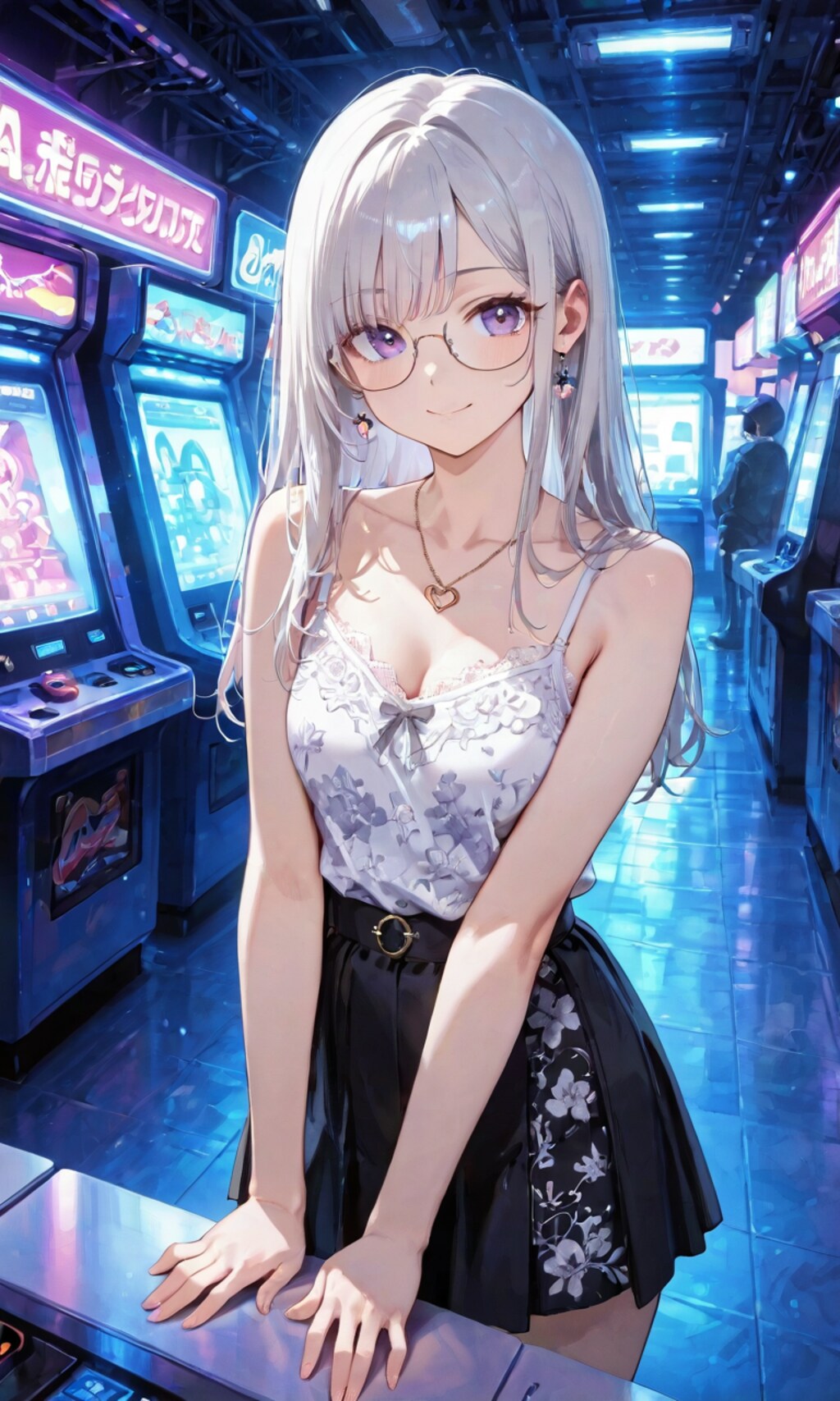 アーケードのあの子