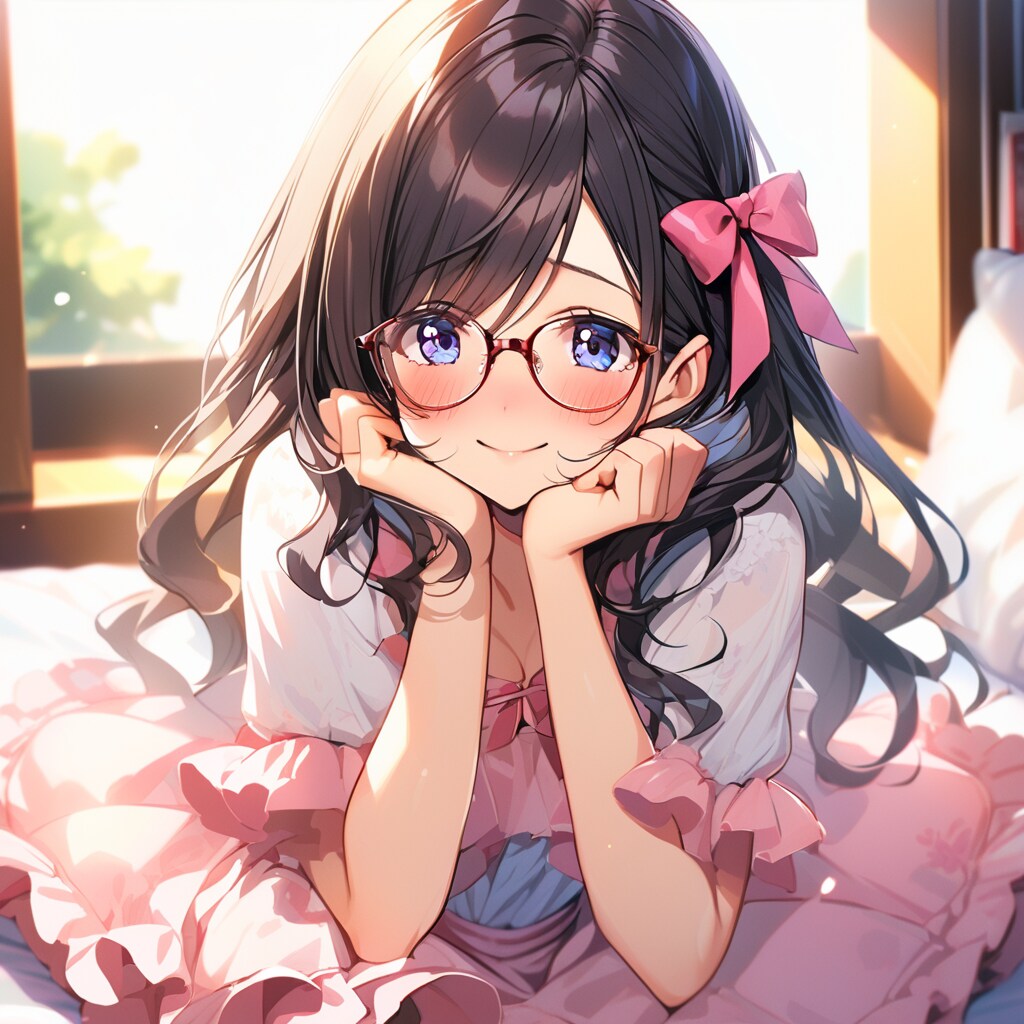 ヘアリボン地味子さん