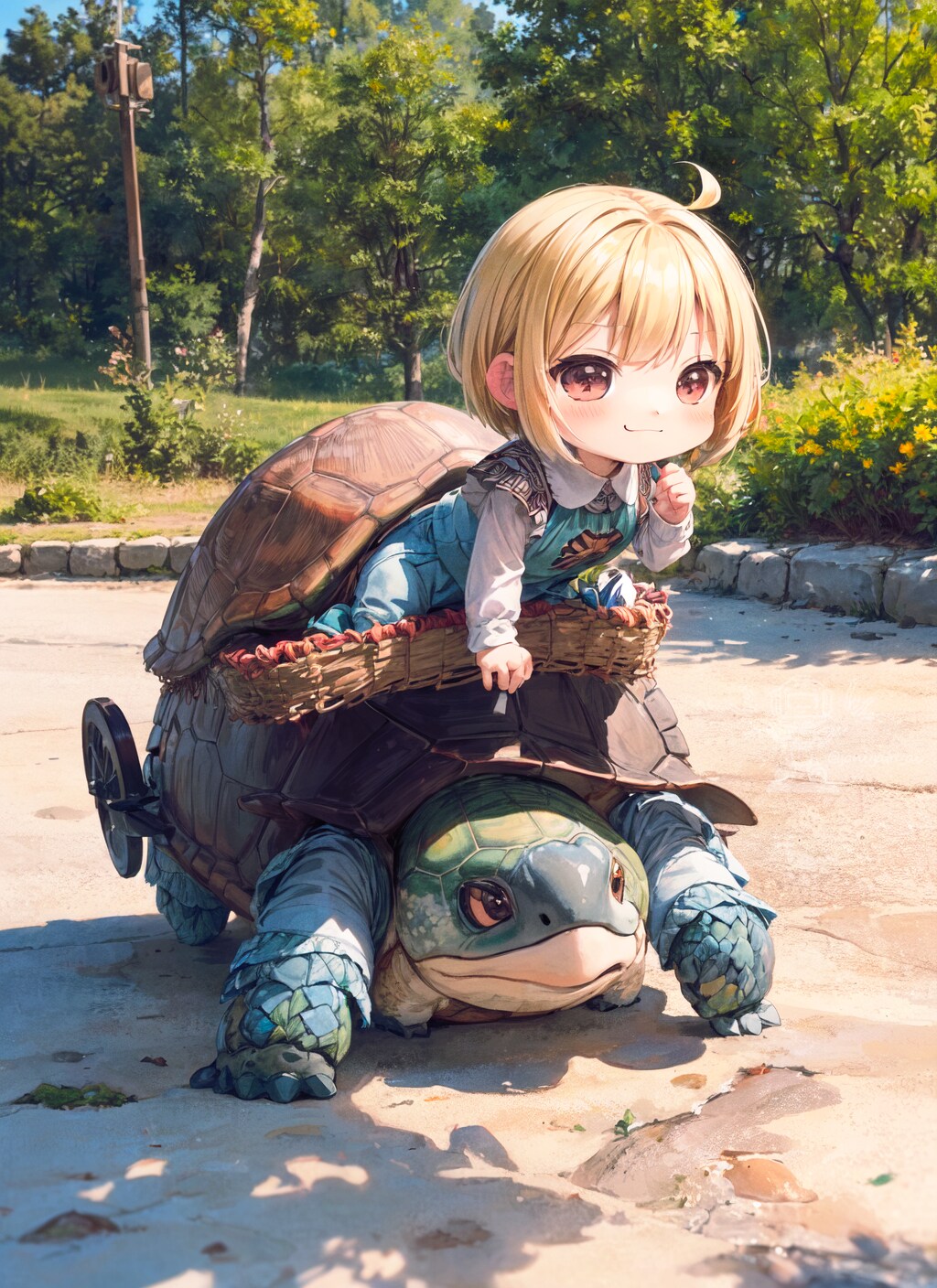 ちびかめ軍　進撃！