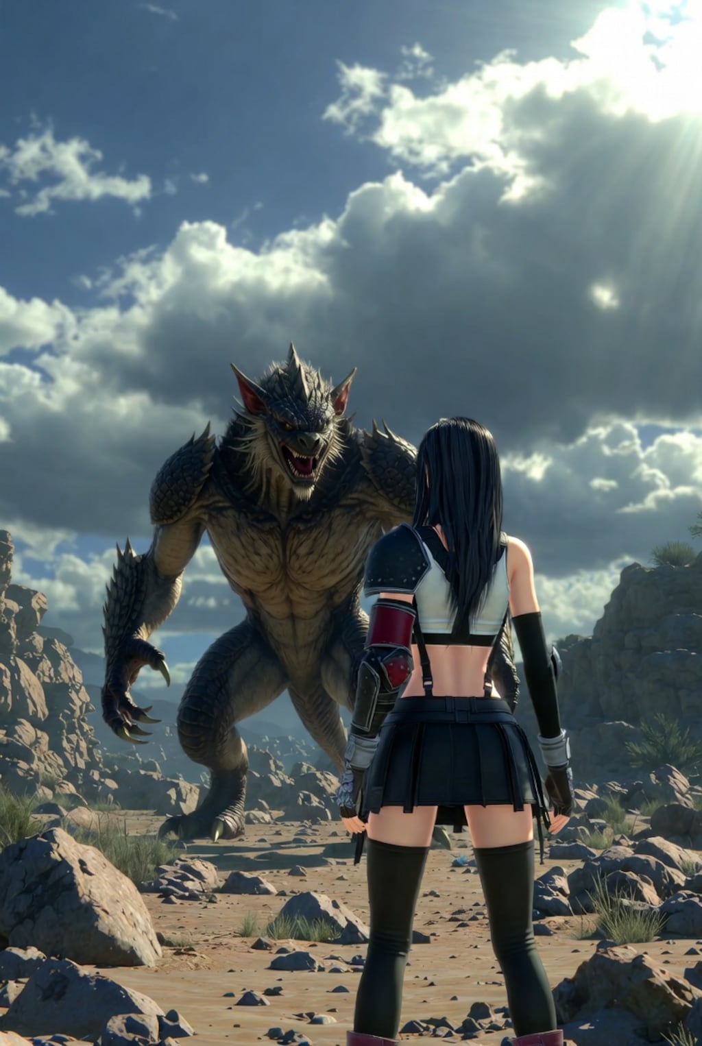 背中で語る男らしさ