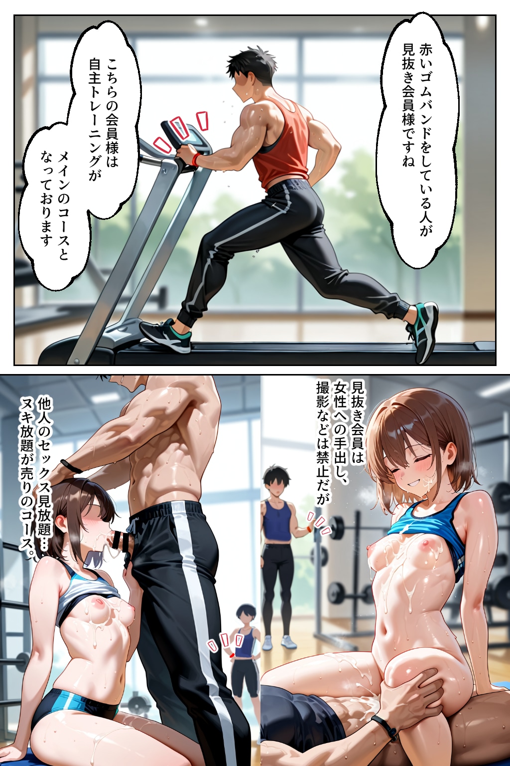 【試し読み】催○セクササイズジム総集編、書き下ろし2