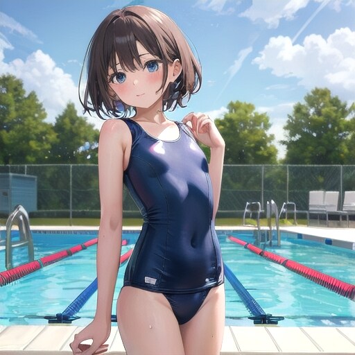 プールサイドの君4