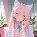 メイクアップ💄 ミクちゃん✨🐱💕 3枚目