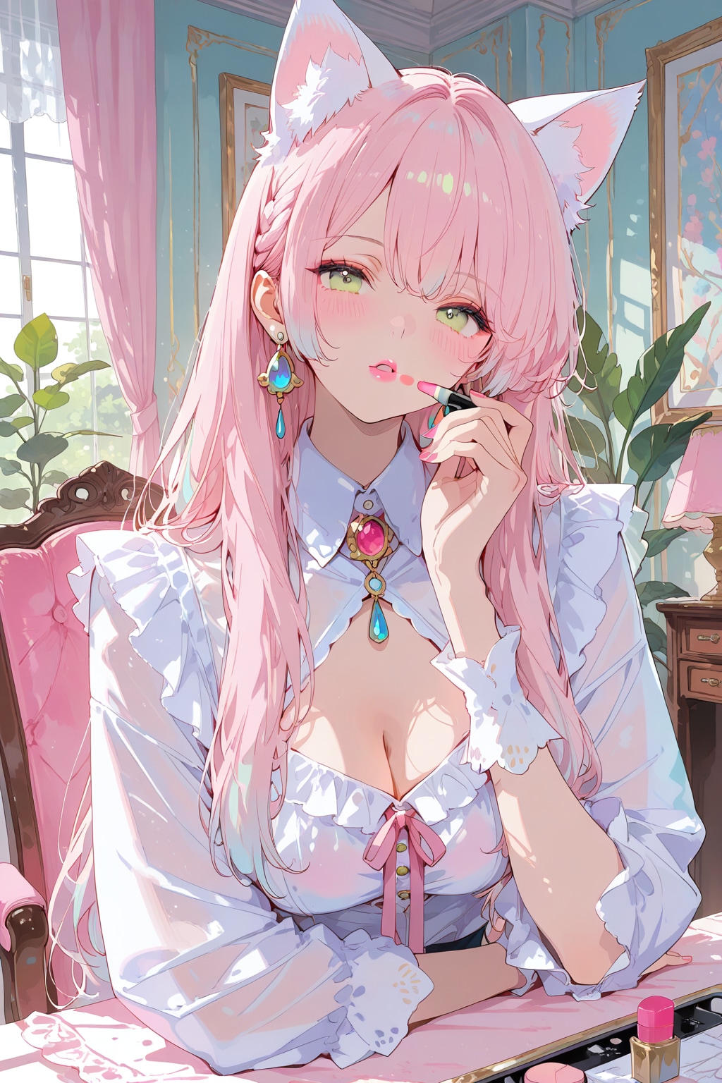 メイクアップ💄 ミクちゃん✨🐱💕