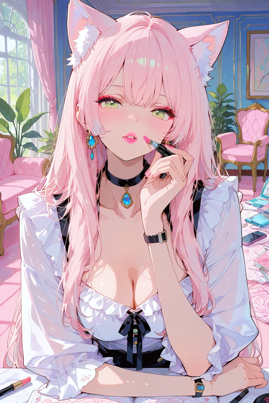 メイクアップ💄 ミクちゃん✨🐱💕