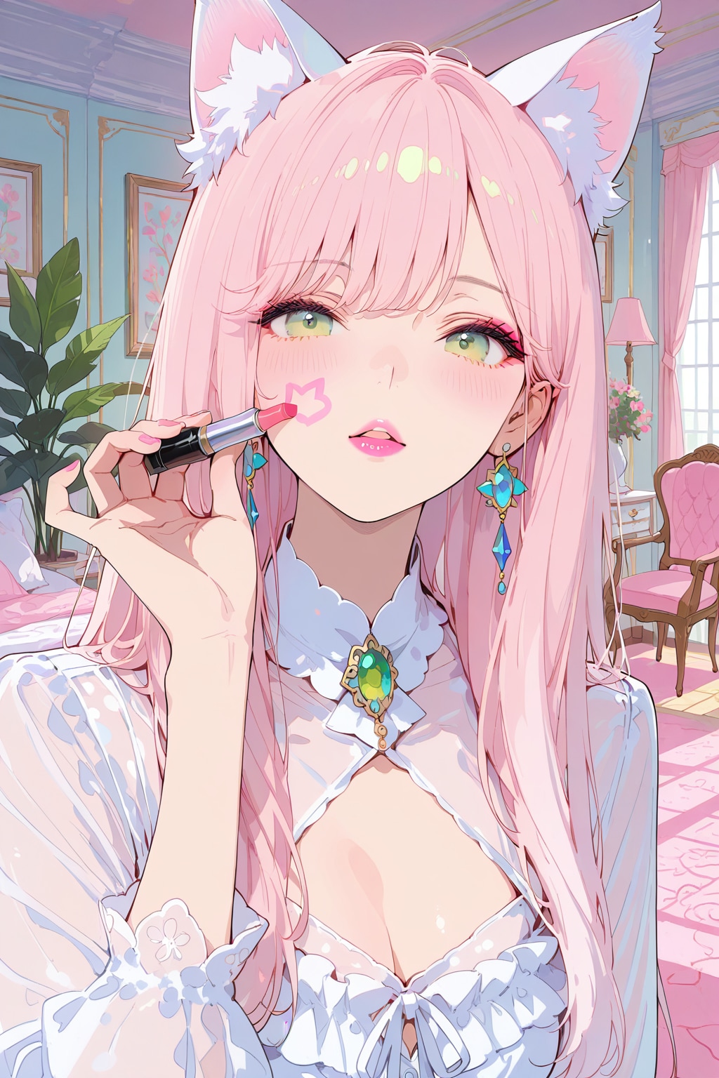メイクアップ💄 ミクちゃん✨🐱💕