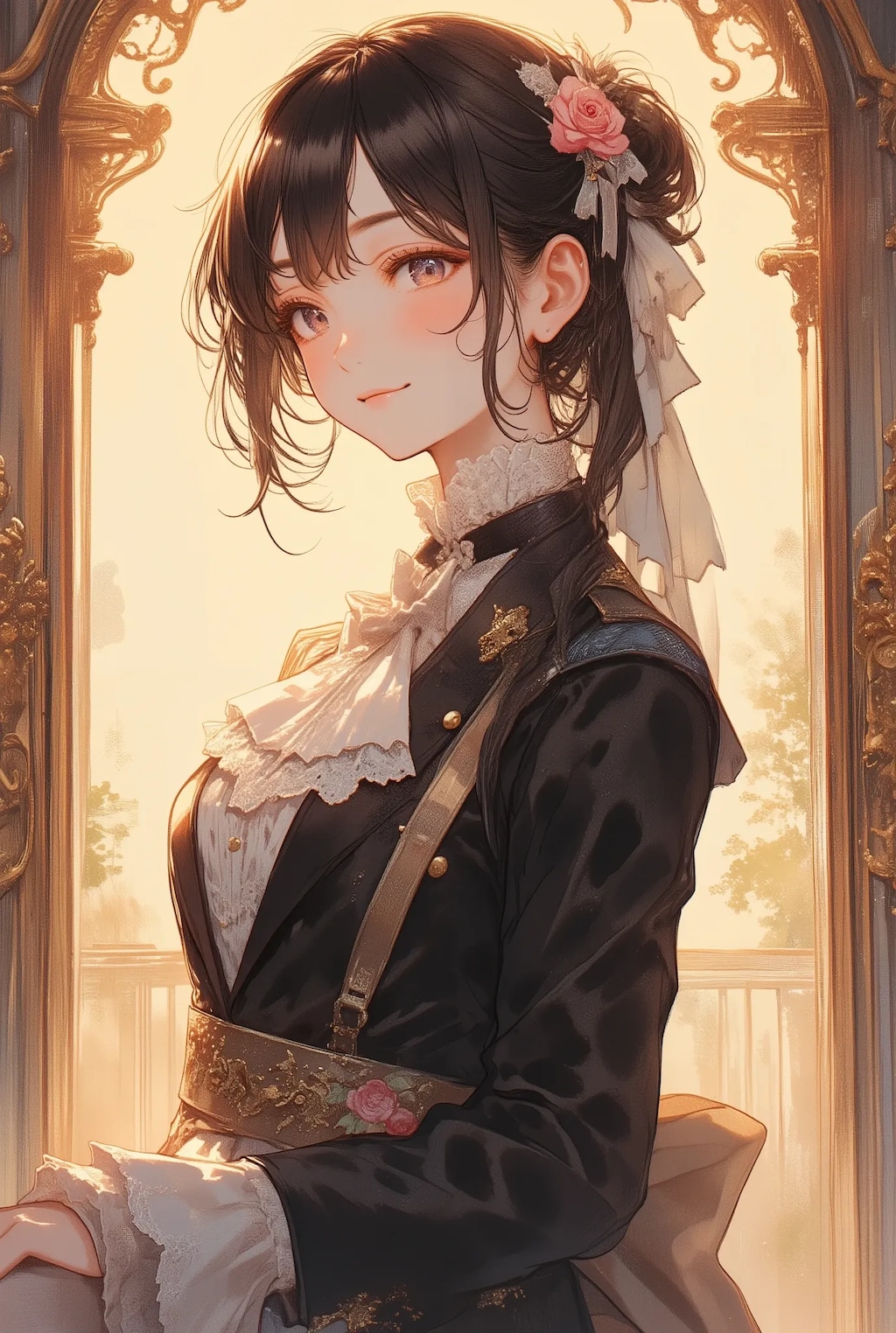 フリフリ執事さん