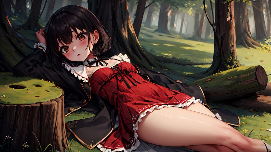 自作LORAを横たわらせる×12(Xのヘッダー用など)