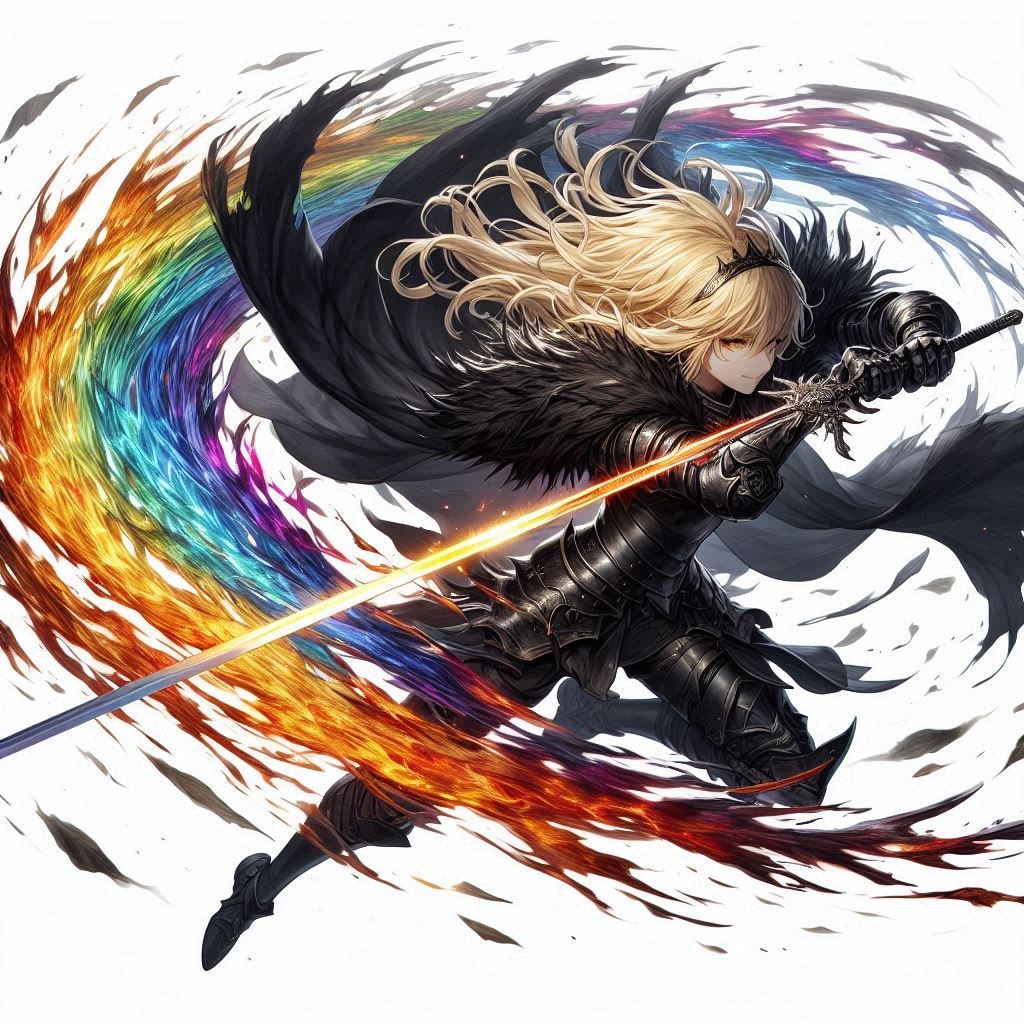 ブロンドの女騎士さん866