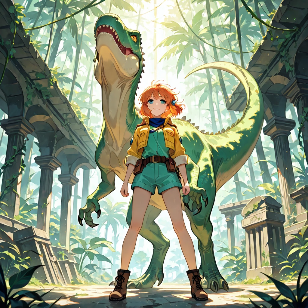 4月17日は恐竜の日と聞いて… | の人気AIイラスト・グラビア