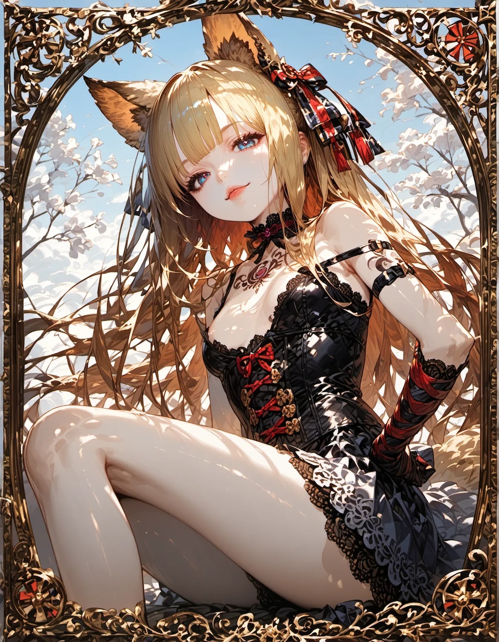 Winter Blossom Gothic