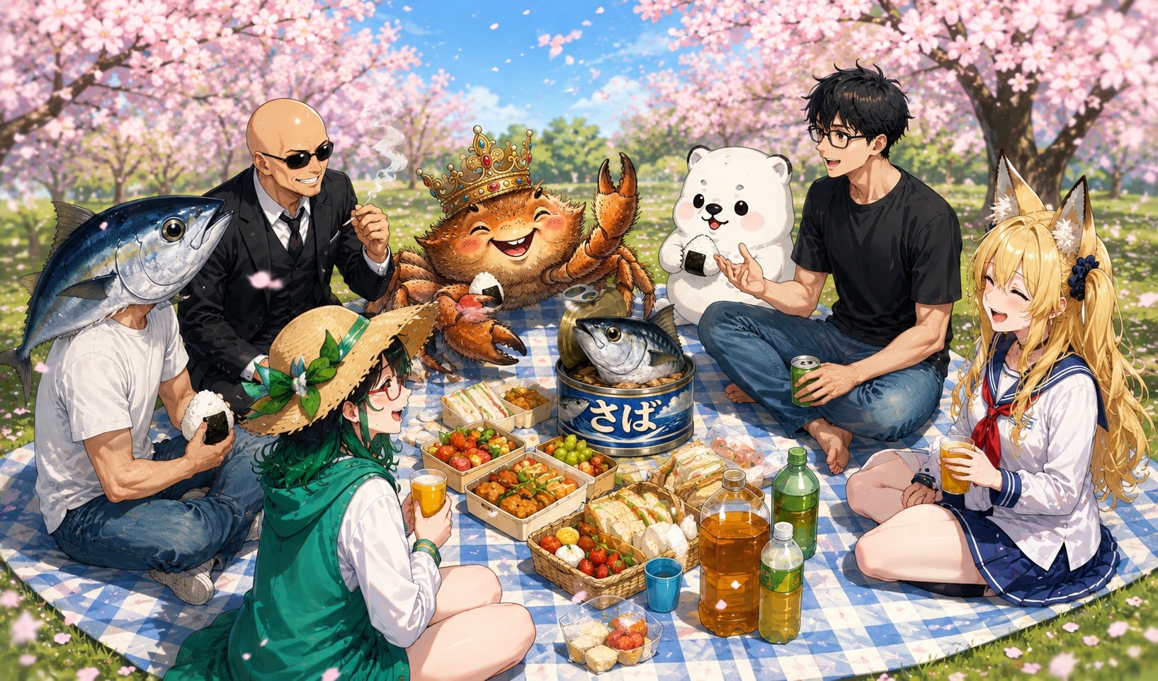 なかよしピクニック② | の人気AIイラスト・グラビア