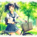 少女と自転車 4 7枚目
