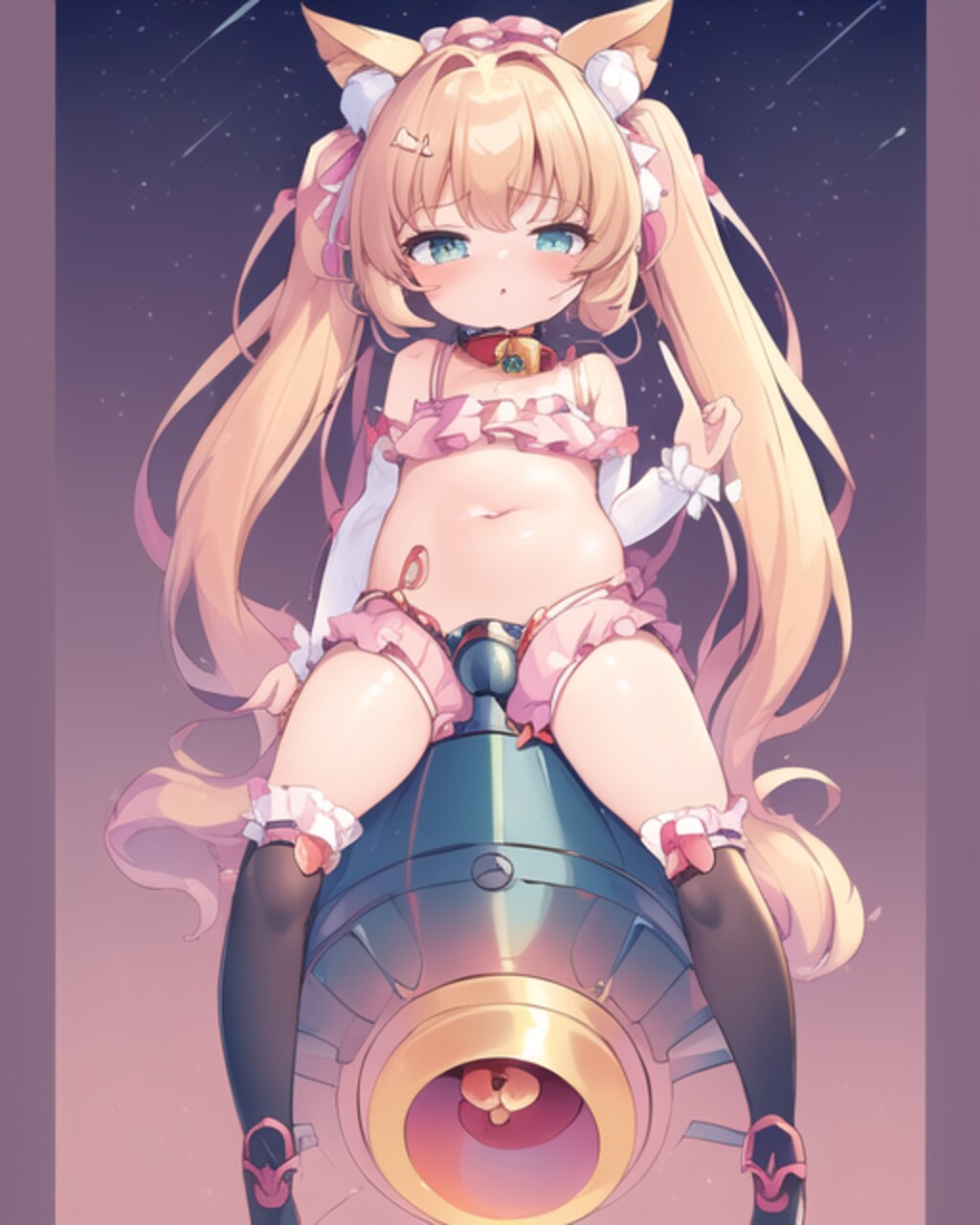 画像生成に失敗したメカと女の子 06