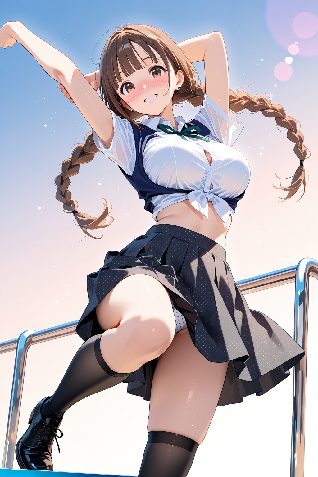 準備運動っ♡　夢中過ぎて無防備なお姉さん