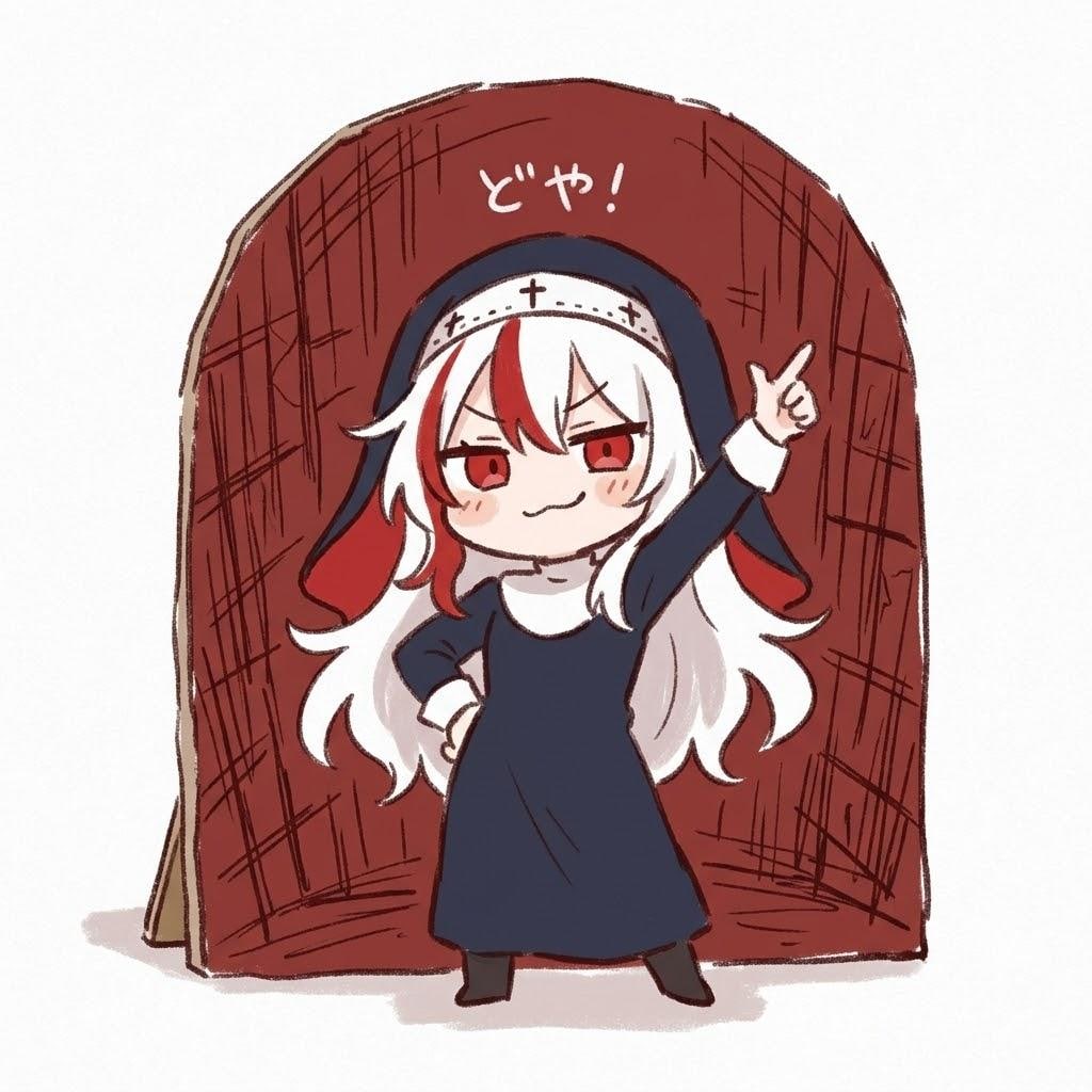 シスターコスプレのアイコンの人