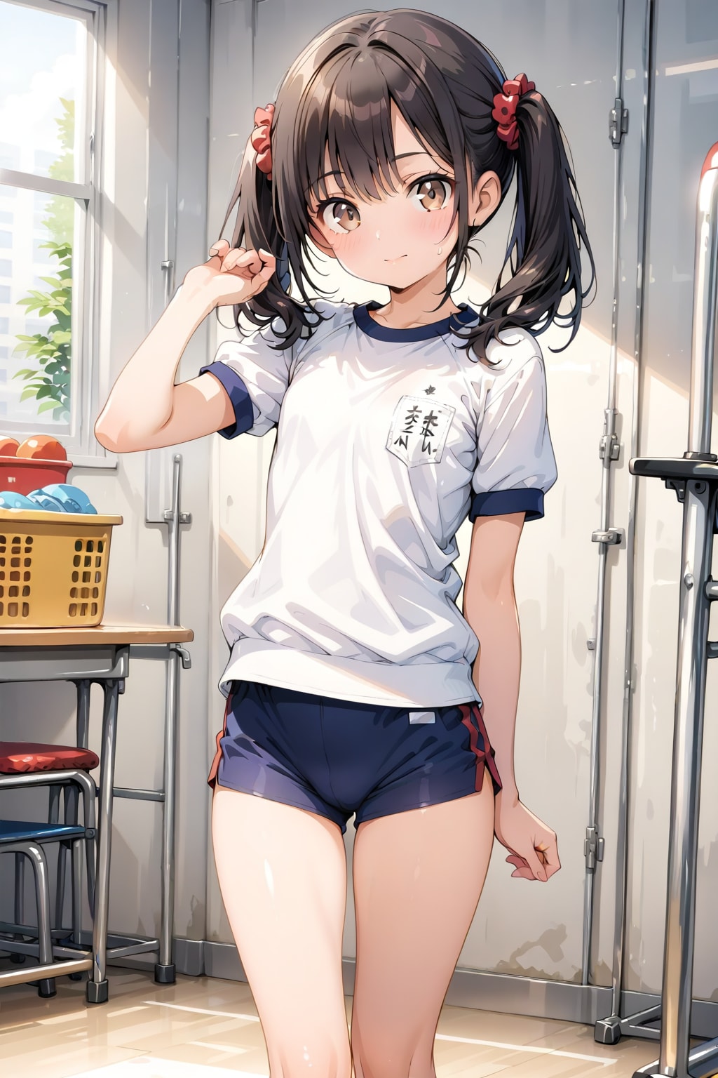 体操服美少女