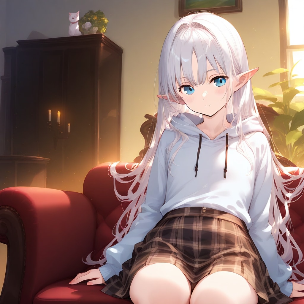 エルフさんの休憩 | の人気AIイラスト・グラビア