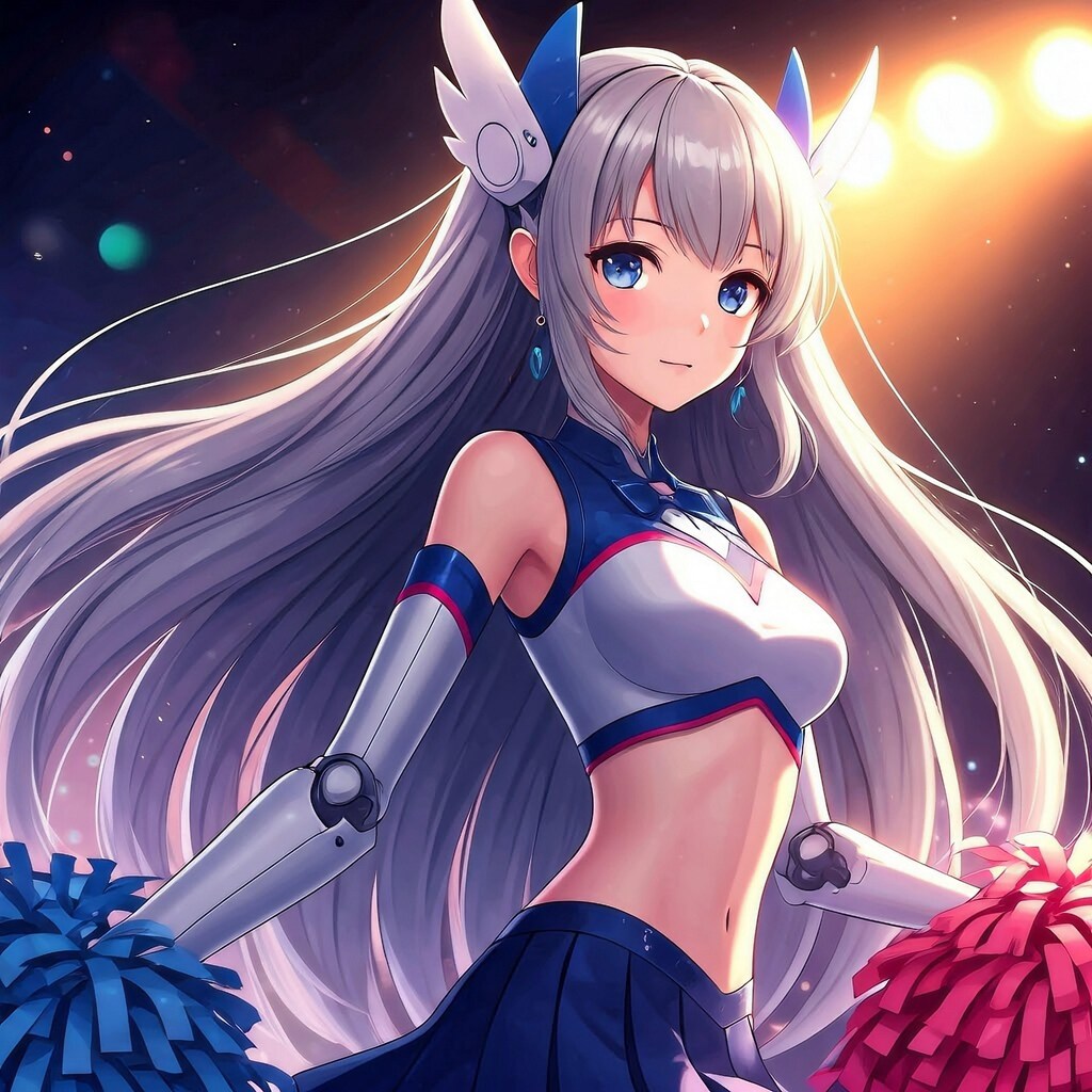 ピクセルちゃんのチアリーディング