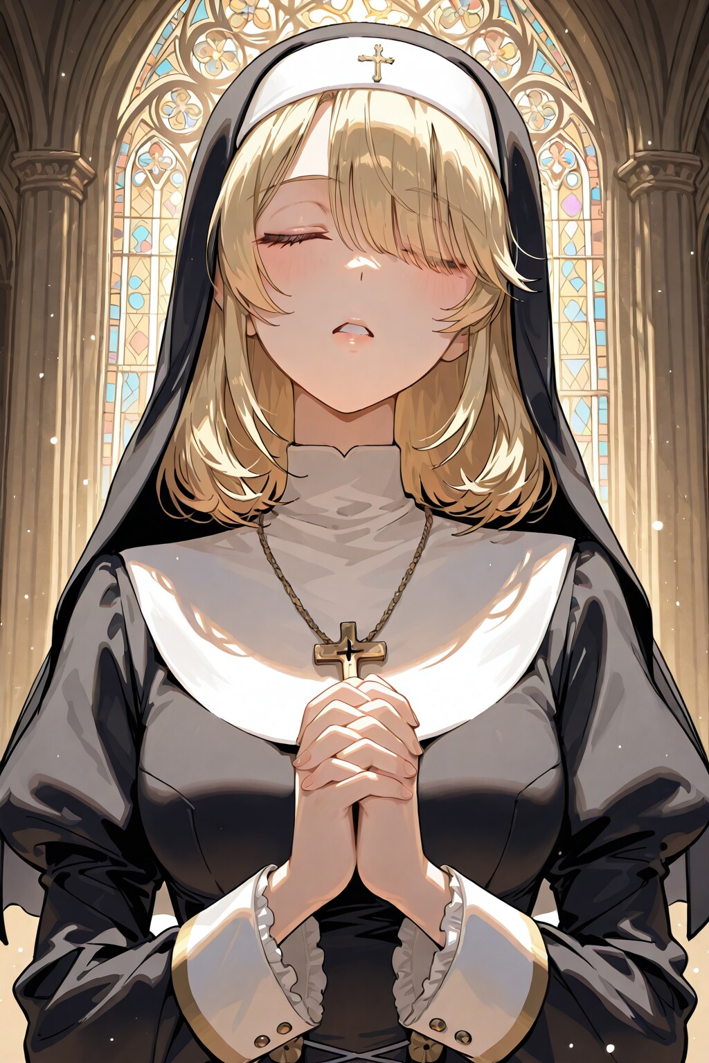讃美歌を歌う