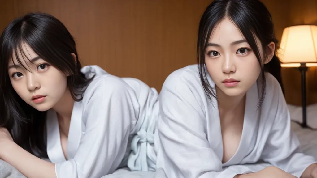 ［続きはR-15へ］女子生徒たちに誘われて彼女たちと同じ部屋で寝ることにした。生徒たちとの夢のような夜が始まる