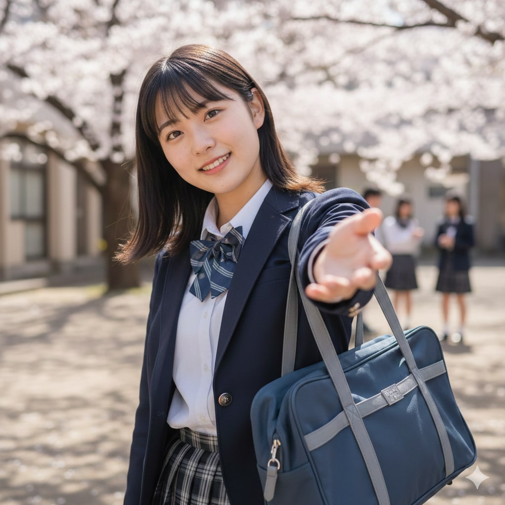 ねぇ〜、手を繋いで帰ろっ❣️