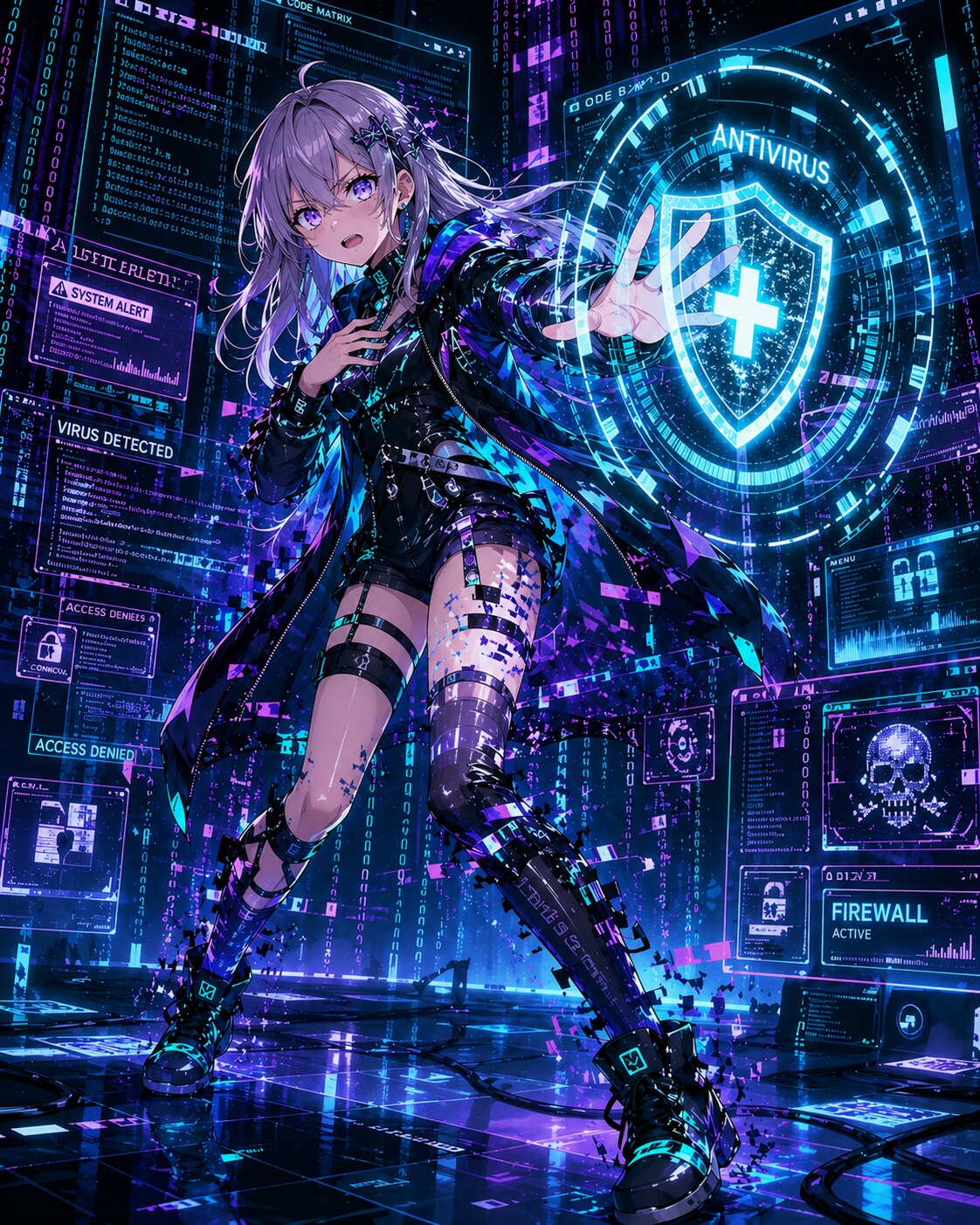 アンチウイルス起動！ファイアウォール有効化！セキュリティレベルMAX！時間さえ稼げればいい！
