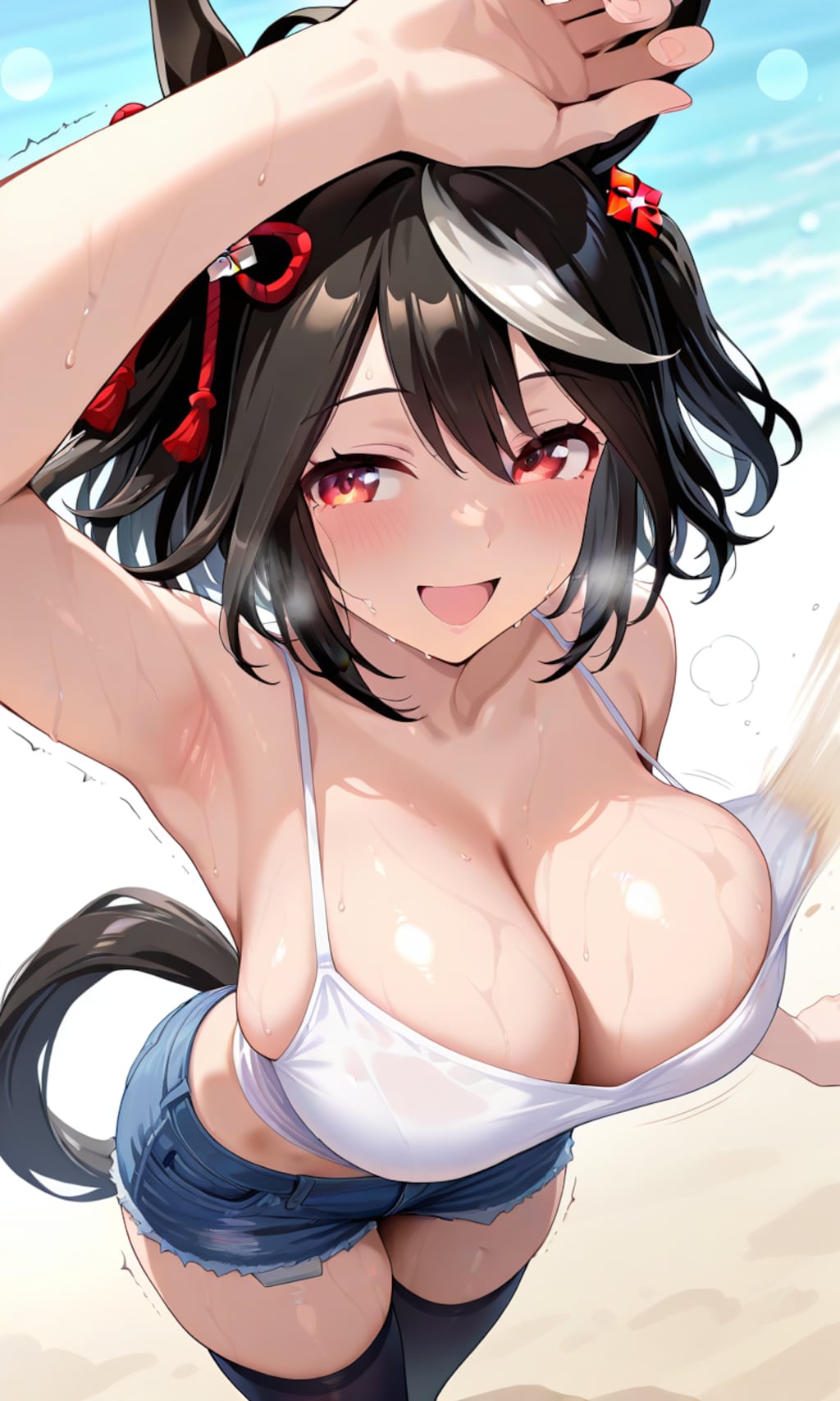 キタちゃん　夏コーデ