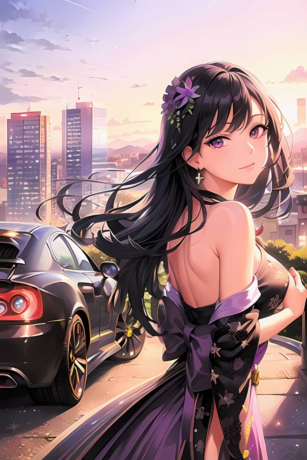 ここの景色良いね♪　The scenery here is nice♪