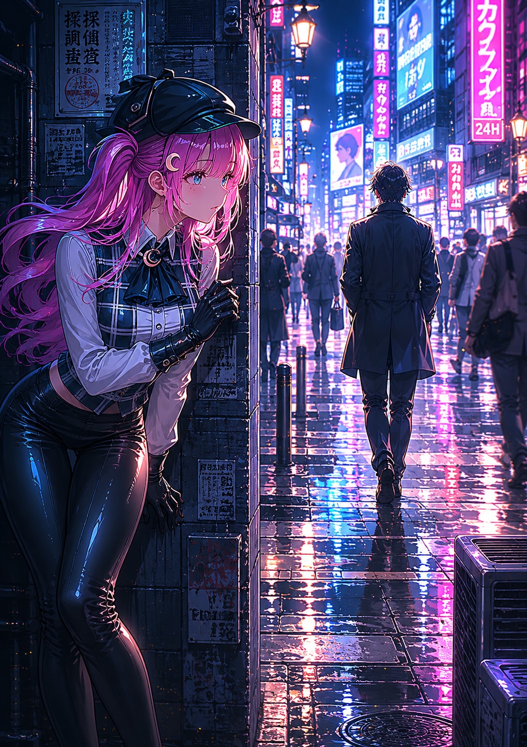 尾行 | の人気AIイラスト・グラビア