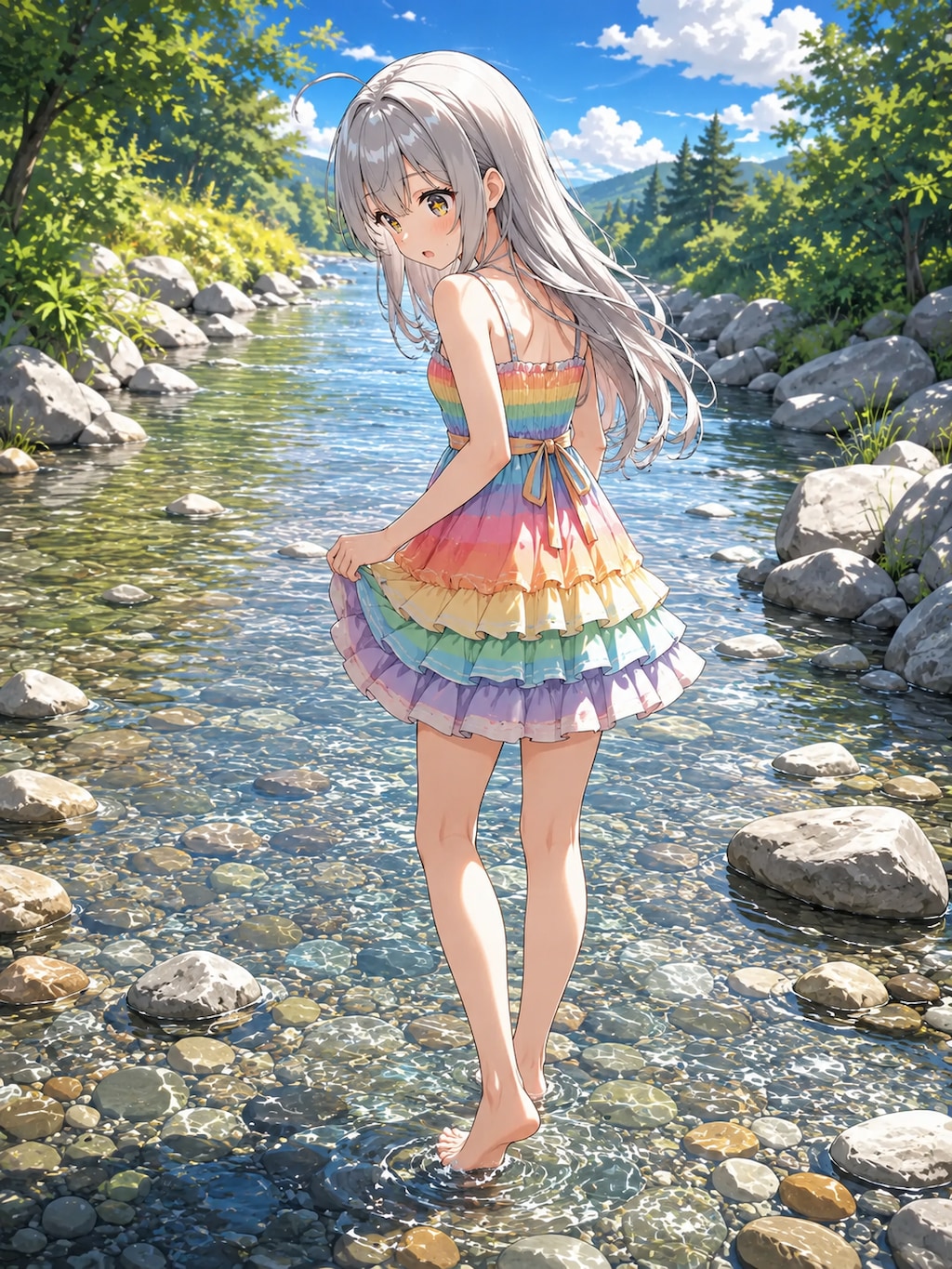 冷たっ！