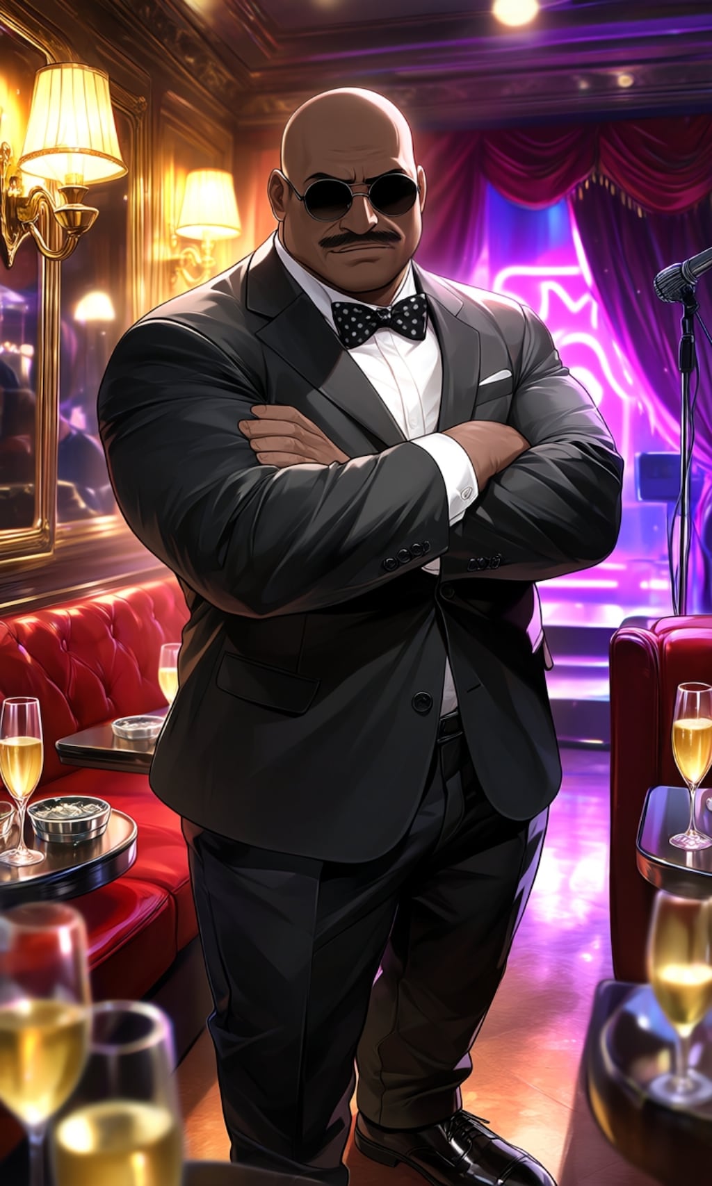 【うちの町】美熟女キャバクラOLのボーイ＋用心棒の男