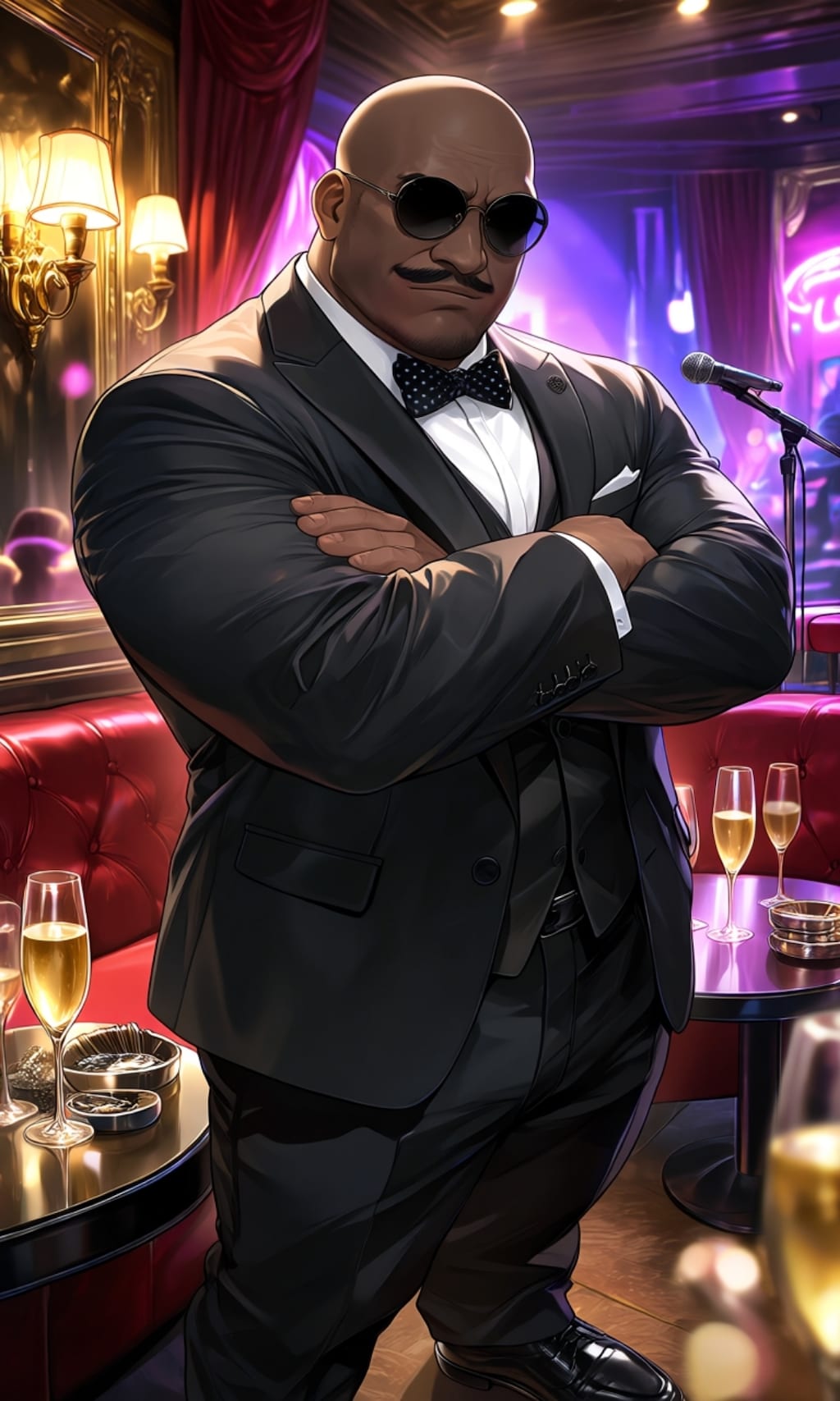 【うちの町】美熟女キャバクラOLのボーイ＋用心棒の男